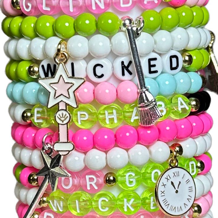 Stratus - Venta al por mayor Pulsera de cuentas - Niños - Juego de pulseras elásticas con cuentas inspiradas en Wicked2