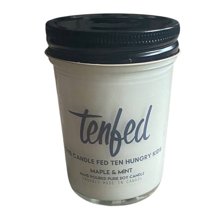 Candela di cera di soia TF - Acero e menta per la vendita all'ingrosso da parte di Tenfed