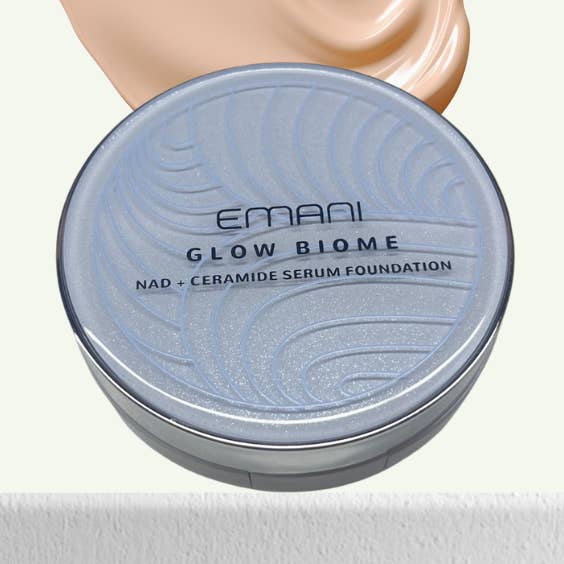 EMANI VEGAN COSMETICS - Vente Fonds de teint - Glow Biome Fond de Teint Sérum NAD+11