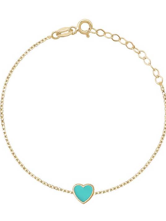 ARMBAND MET ENKEL EMAILLE HART voor wholesale door limlim