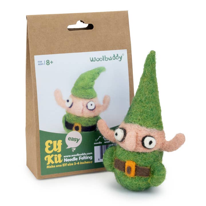 DIY Needle Felting Kit - Elf for wholesale by Woolbuddy