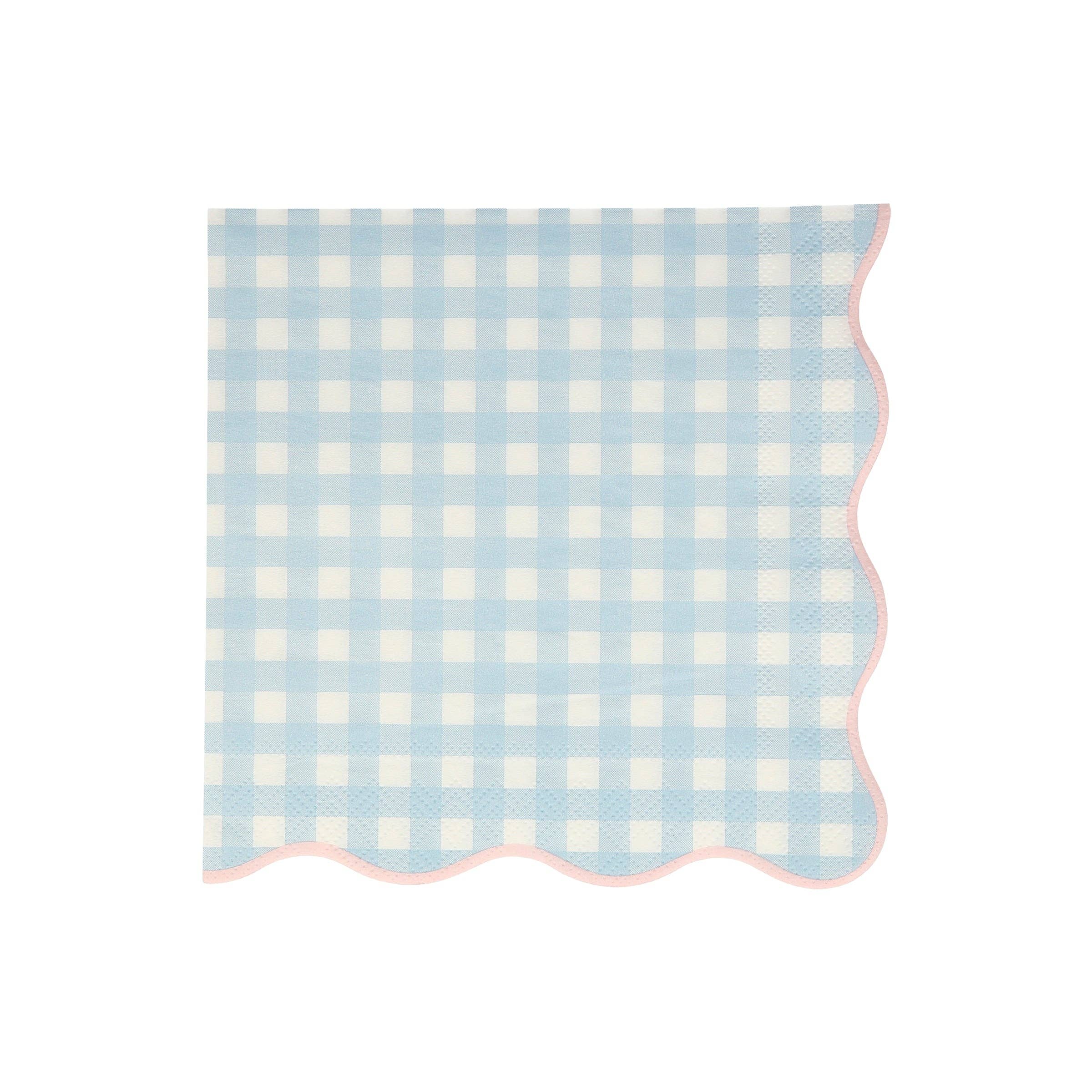 Meri Meri - Wholesale Disposable Napkin - Gingham Large Napkins4
