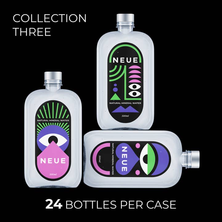 Case of 24 Bottles (500ml) Collection 2 for wholesale by NEUE Water