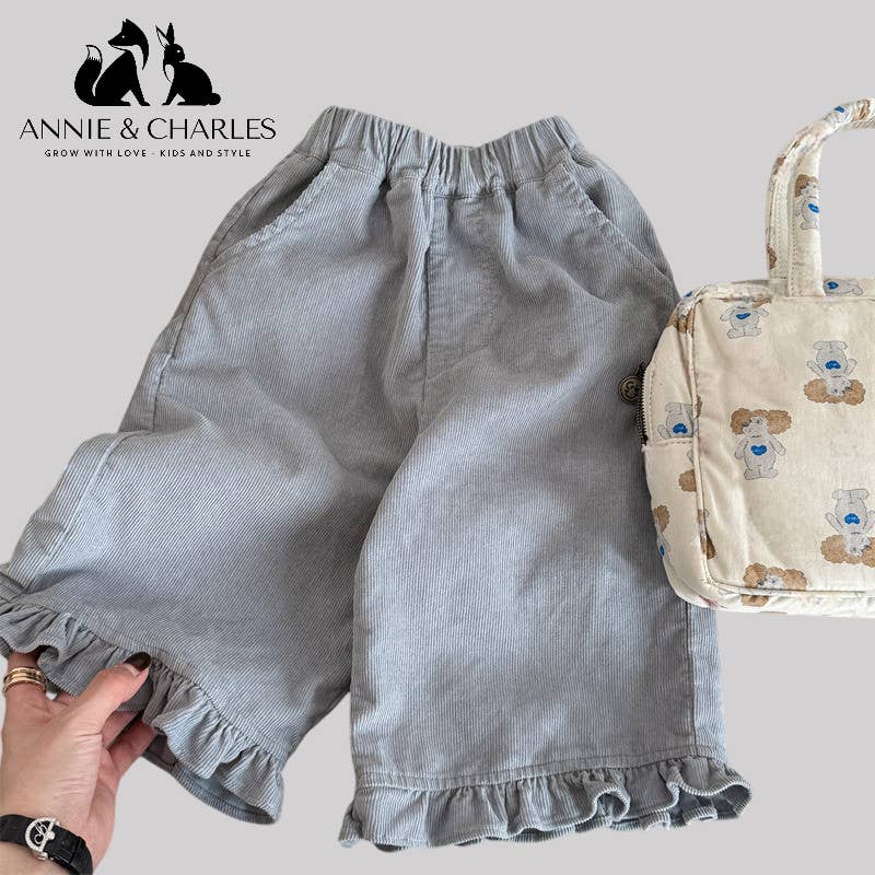 Annie & Charles - Vendita all'ingrosso Pantaloni - Bambini - Pantaloni svasati in velluto a coste 100% cotone LILLY di Annie & Charles®4