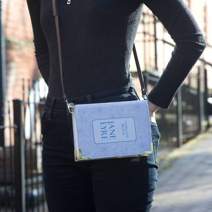 Well Read Company - Wholesale Crossbody Bag - Women's - Jane Eyre Lilac Book Handbag Crossbody Purse1