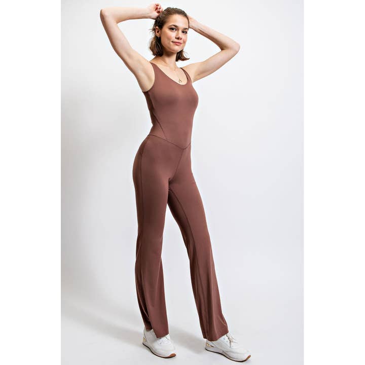 Rae Mode - Wholesale Jumpsuit - Women's - BUTTER SOFT FLARED ONESIE JUMPSUIT25