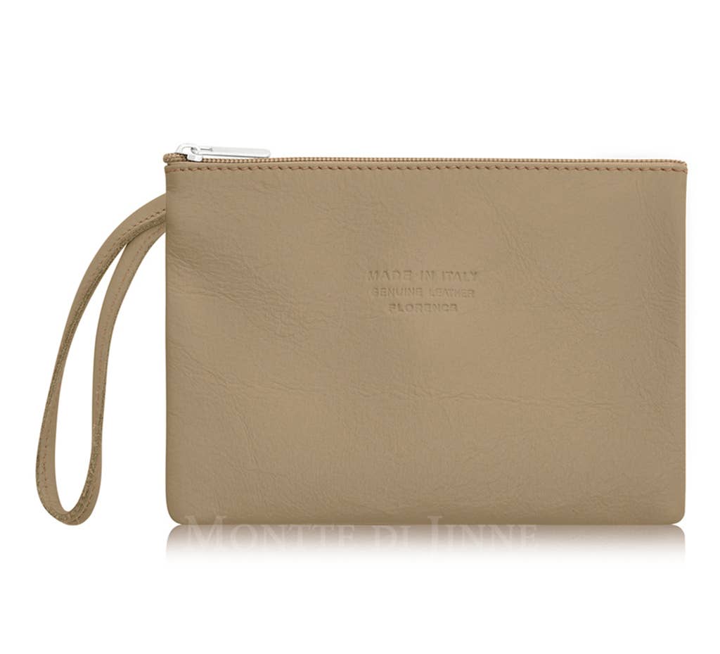 MONTTE DI JINNE – wholesale Wristlet – Italian Handmade Soft Leather Wristlet Coin Purse6