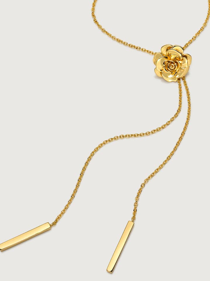 Rose Bolo Necklace for wholesale by Camóre