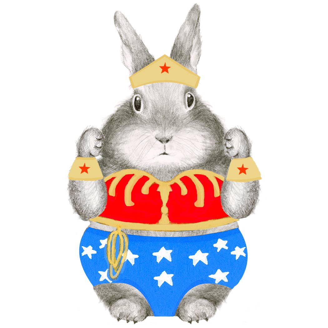 Dear Hancock - Wholesale Everyday Greeting Card - Wonder Bunny1