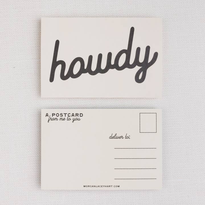 Morgan Lacey Hart - Vente Cartes postales - Cartes postales Howdy19
