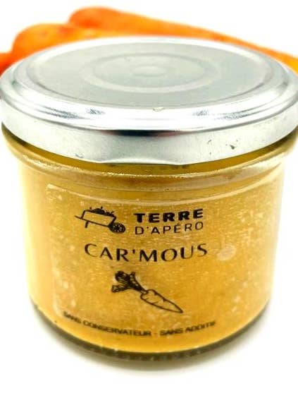 CAR'MOUS (CARROT HUMMUS WITH CUMIN) for wholesale by Terre D'apéro