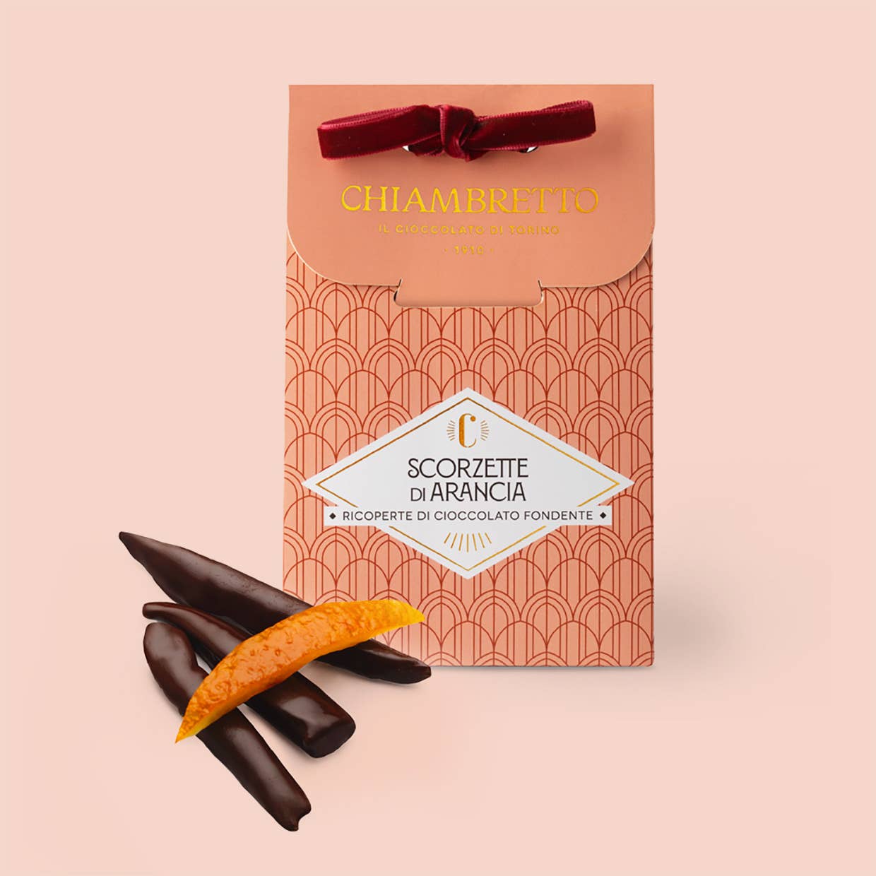 CIOCCOLATO CHIAMBRETTO 1910 - IL CIOCCOLATO DI TORINO - Wholesale Chocolate Covered Sweets - Chocolate-covered orange peels1