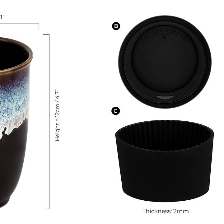 Nova Ceramics - Wholesale Coffee Mug - Monsoon Cup