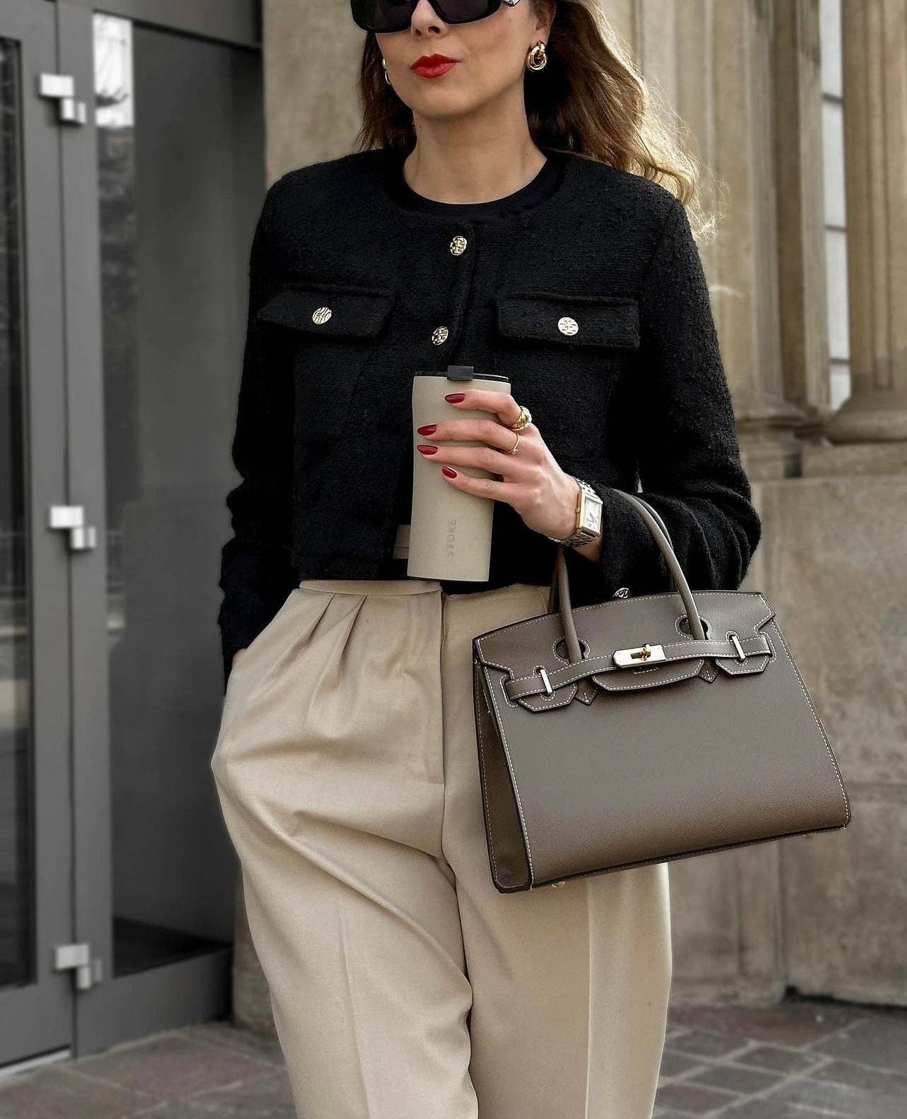 Totes Luxe UK – wholesale Top handle bag – women's – CHELSEA BAG - GREY2