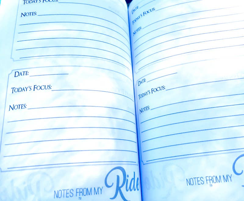 Circus Unicorn Shop - Wholesale Journal/Diary - The Barrel Racer's Journal - Turquoise Cover4