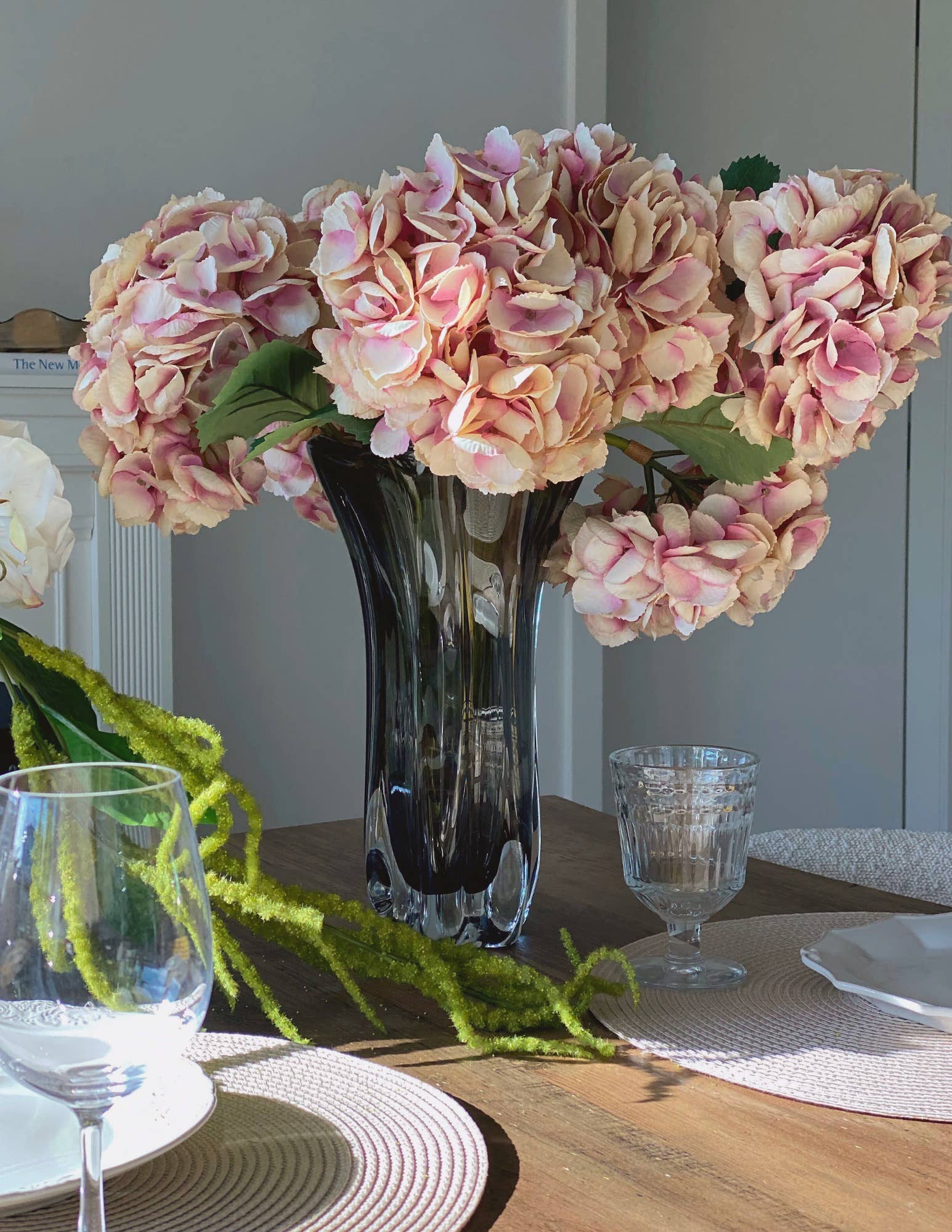 The Blue Heron - Wholesale Vase - Grace Handmade Glass Vase - 12" Tall, Handblown 1