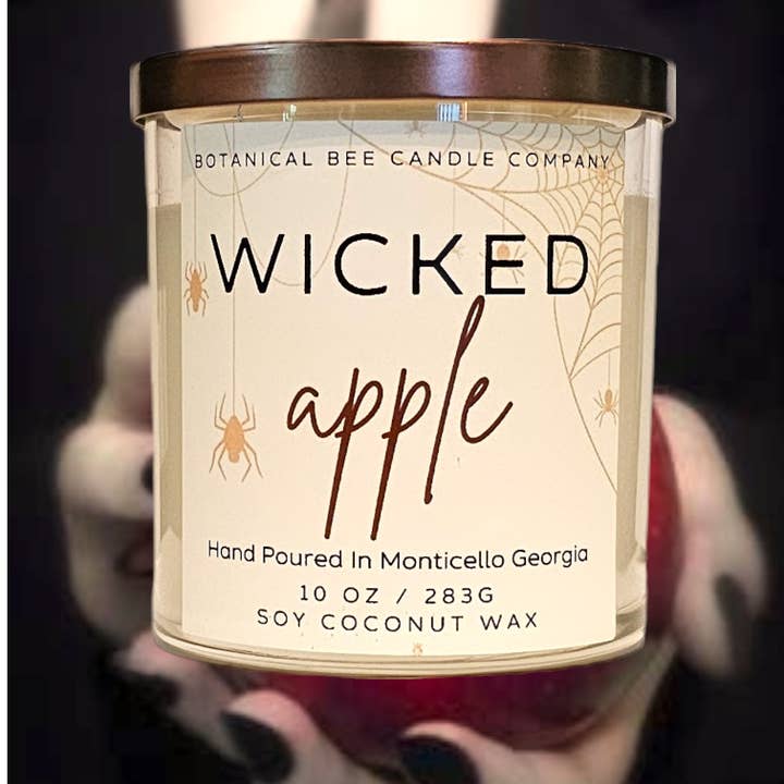 Wicked Apple for wholesale by Botanical Bee Candle Company LLC