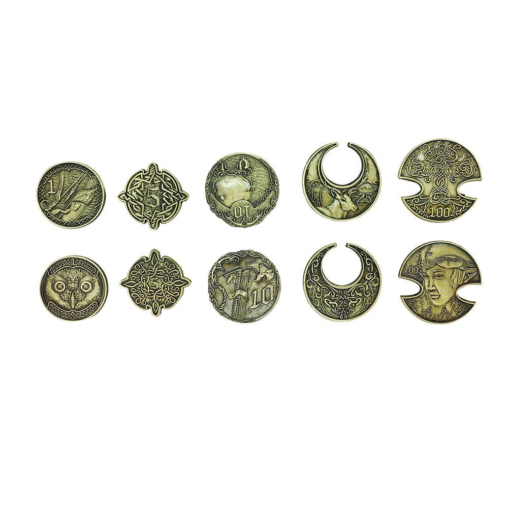 Norse Foundry - Wholesale Keepsake Coin/Token - Adventure Coins – Elven Metal Coins Elf Set of 101