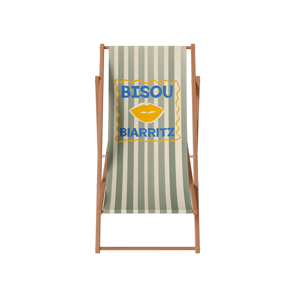 Coast and Valley - Wholesale Outdoor Chair - Outdoor deck chair in wood and polyester - Bisou5
