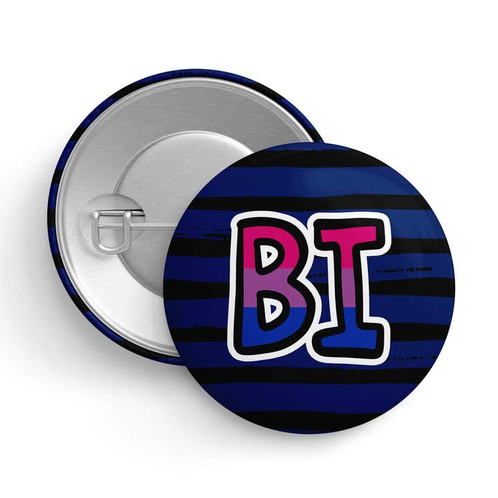 Botão Orgulho Bissexual | 32 mm (1,25") | LGBTQ+ por atacado de That Queer Card Co