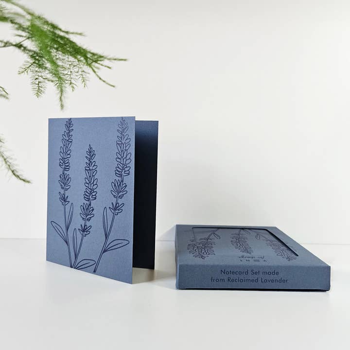 Notecard Set of 10 - Made from Lavender for wholesale by VENT for Change