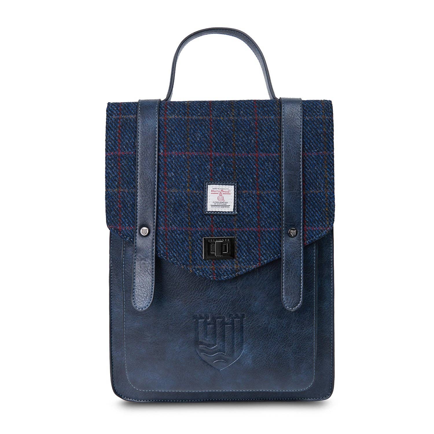 Islander – Mochila - Mulher por atacado – Mochila Carloway com Tampa em Harris Tweed Autêntico2
