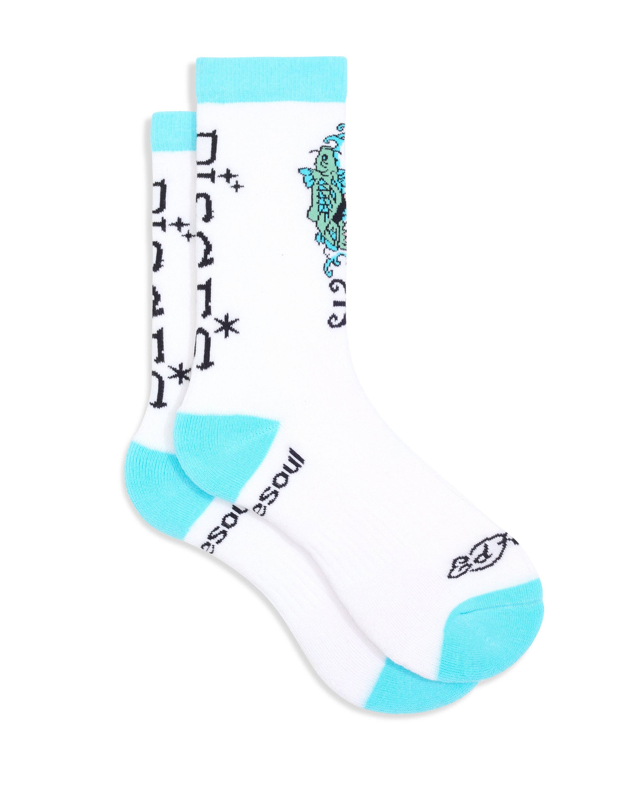 doublesoul - Vente Chaussettes – unisexe - Chaussette haute zodiaque Ed Hardy20