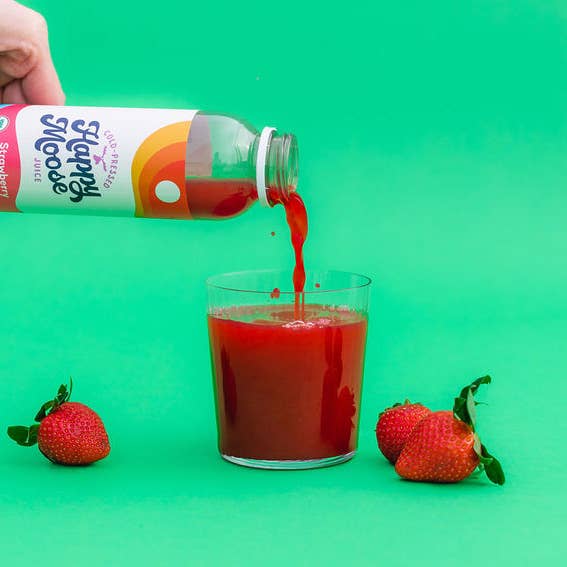 Happy Moose Juice - Wholesale Wellness Juice/Tonic - Mix and Match - Cold-Pressed Juice - 3 Recipes x 12 Bottles16