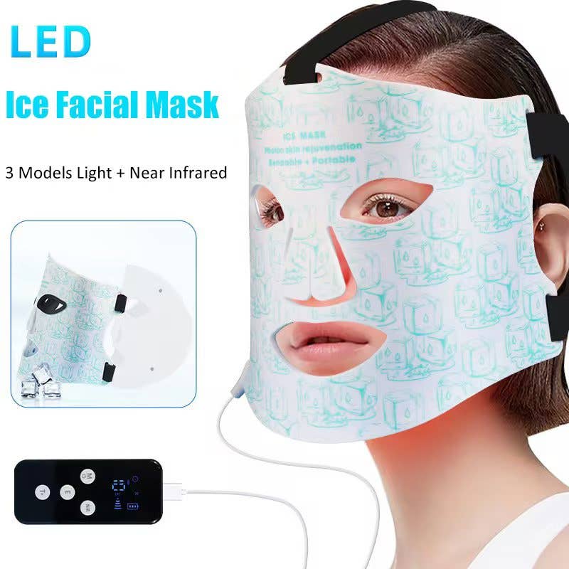 VIGOR - Wholesale Skincare Face Mask - Ice Cooling Mask Near Infrared LED Face Red Light Therapy8