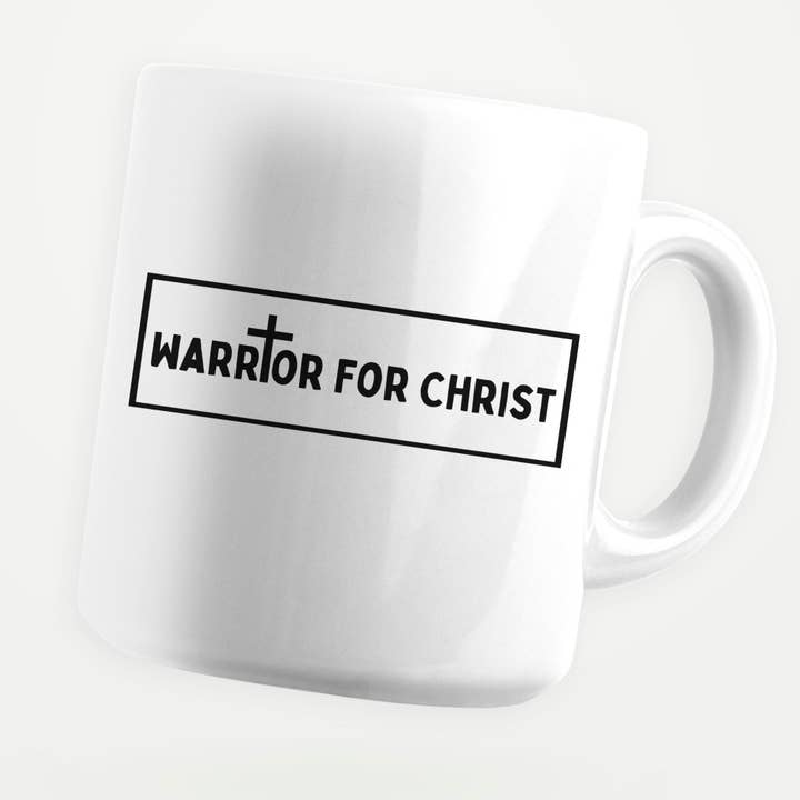 Christ Warrior koffiemok van 11 oz voor wholesale door Sticker Bull