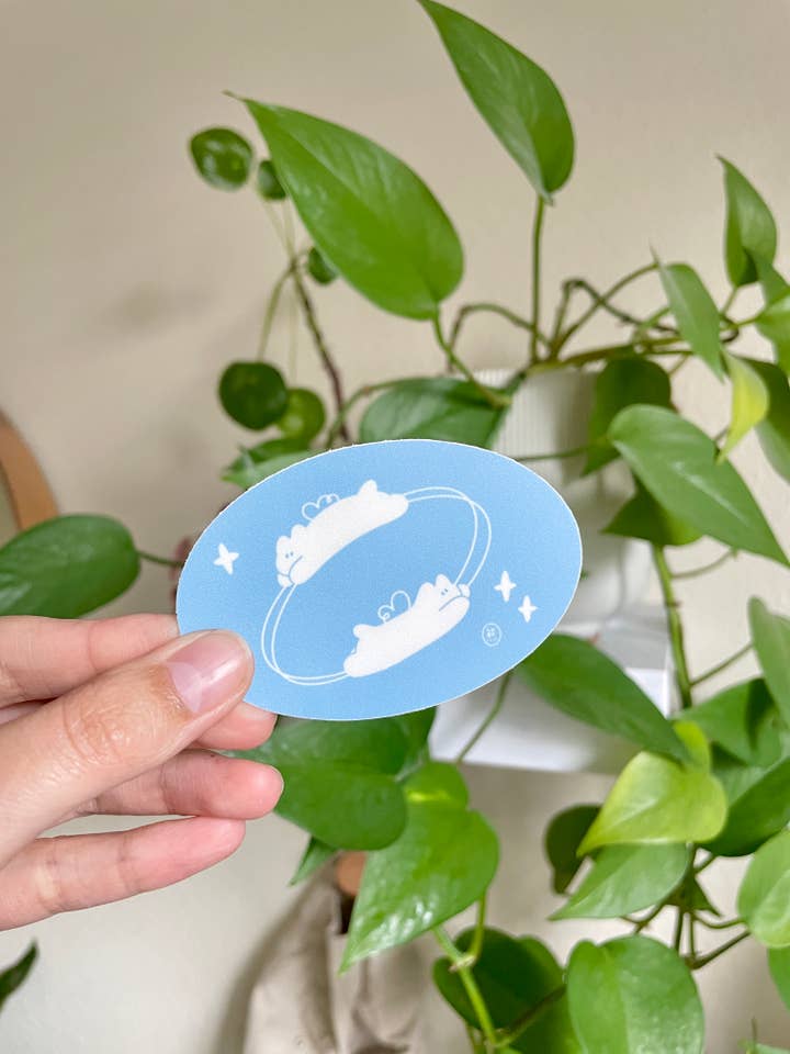 Orbit And Cosmos Vinyl Stickers for wholesale by Kumakun Studio