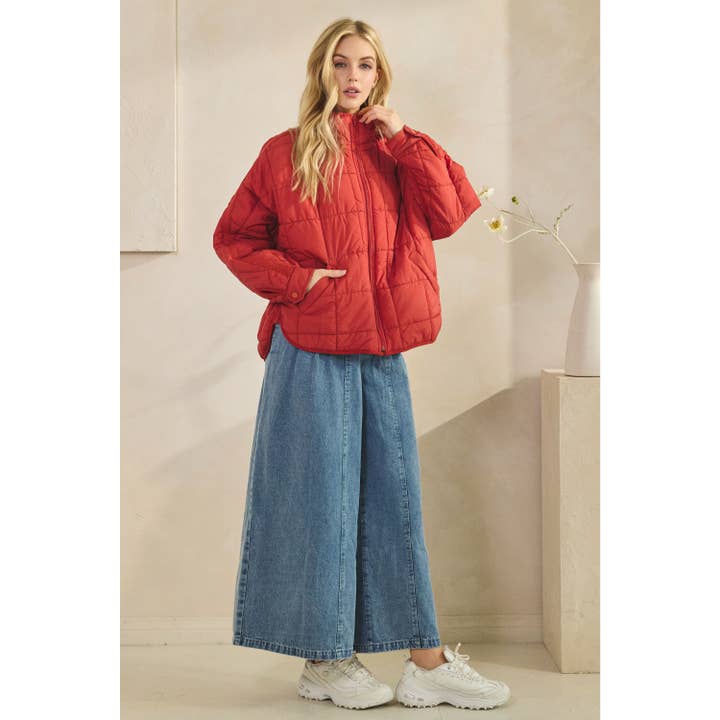 Veveret – wholesale Jacket – Women's – Zip Up Packable Puffer Jacket10