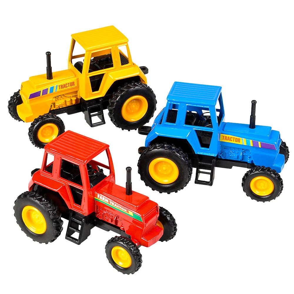 La Luna Bella - Toys - Wholesale Toy Car/Truck - Kids - 3.75" DIE-CAST PULL BACK FARM TRACTORS LLB Car Toys1