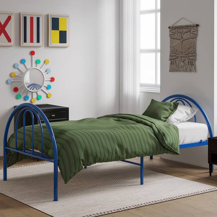 BK Funiture and Busy Kids - Wholesale Bed - Kids & Baby - Brooklyn Metal Twin Bed8