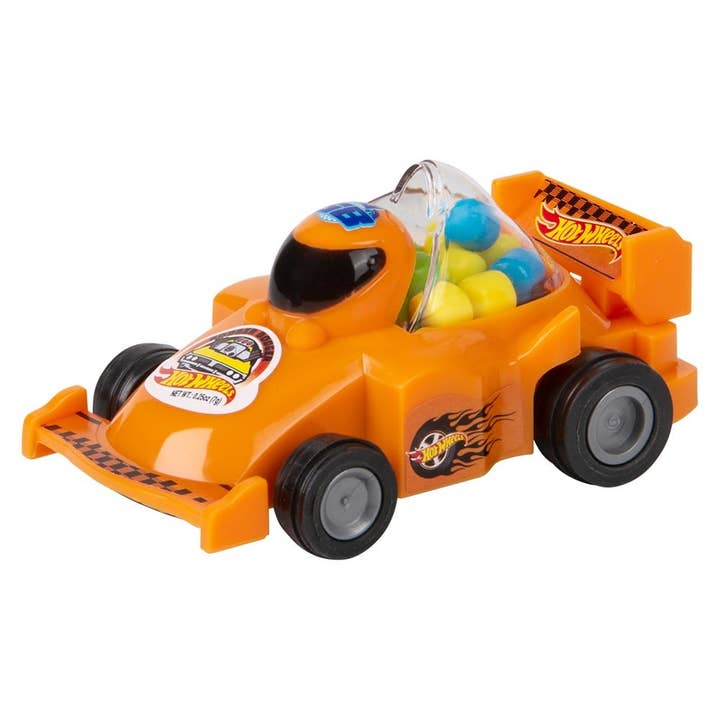 La Luna Bella - Toys - Wholesale Hard Candy - Hot Wheels Speedsters Formula 1 Gumball Car 12ct- LLB Toys1