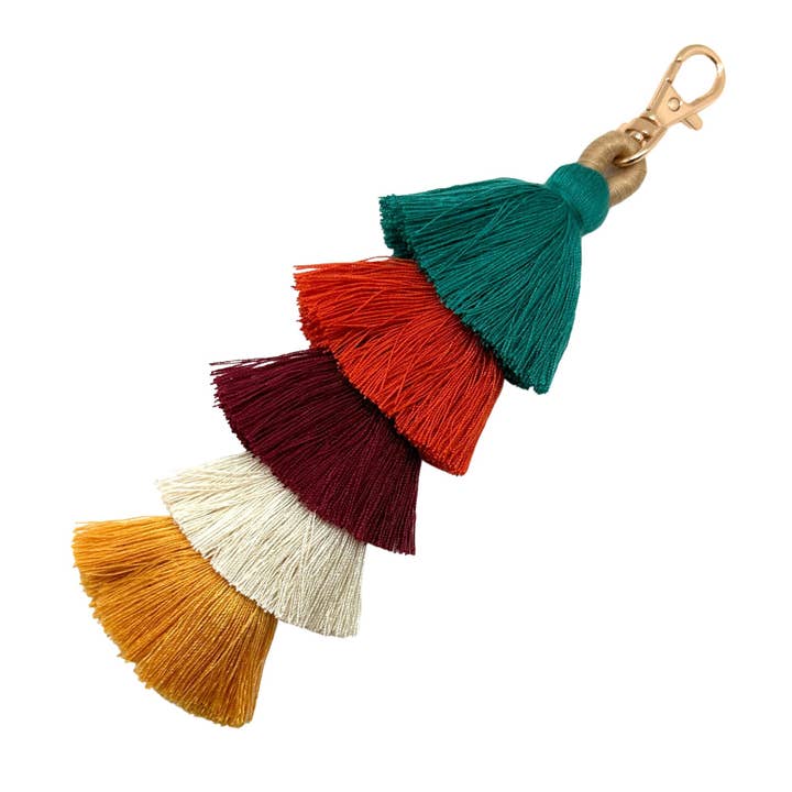 Cthru Purses - Wholesale Keychain - Women's - Cascading Tassels1