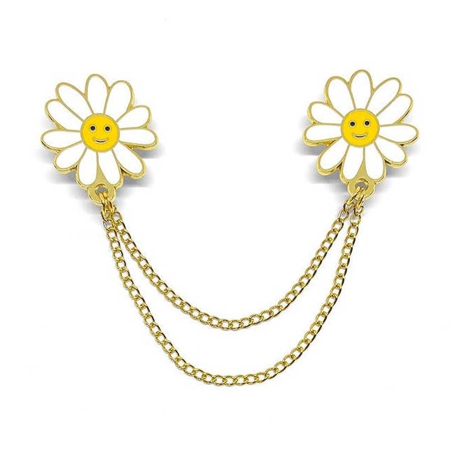 Chaîne de Collier en Émail Dur Daisy pour la vente par Fawa Shah