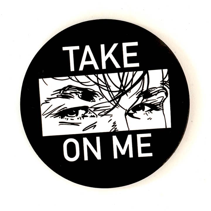 Take On Me – jaren 80‑geïnspireerde onderzetter voor glazen voor wholesale door Bite Your Granny