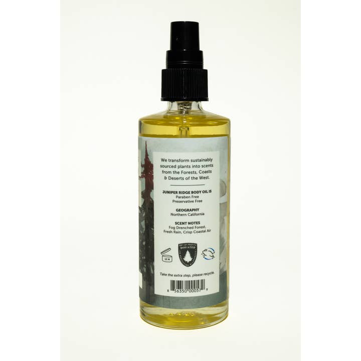 Juniper Ridge - Wholesale Bath/Body Oil - Body Oil- Redwood Mist (4oz)