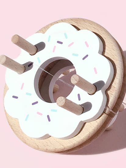 Donut Pom Maker – Vanilla - Medium Size for wholesale by Pom Maker