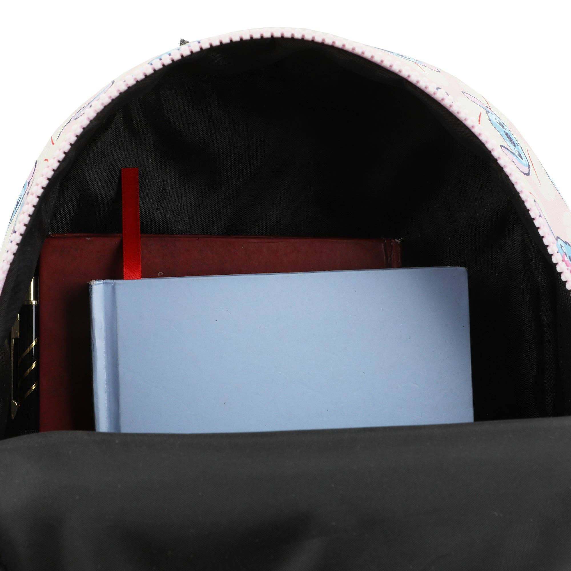 Bioworld Merchandising - Wholesale Backpack - Unisex - Stitch Character Heads Faux Leather 10.6" White Mini Backpack5