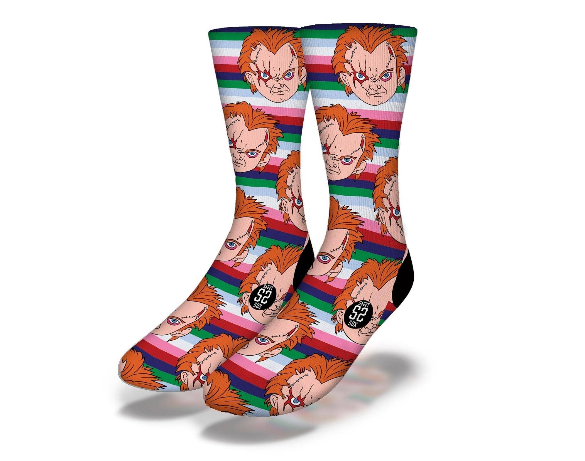 Savvy Sox - Wholesale Socks – Unisex - Chucky Doll KIller Halloween Socks