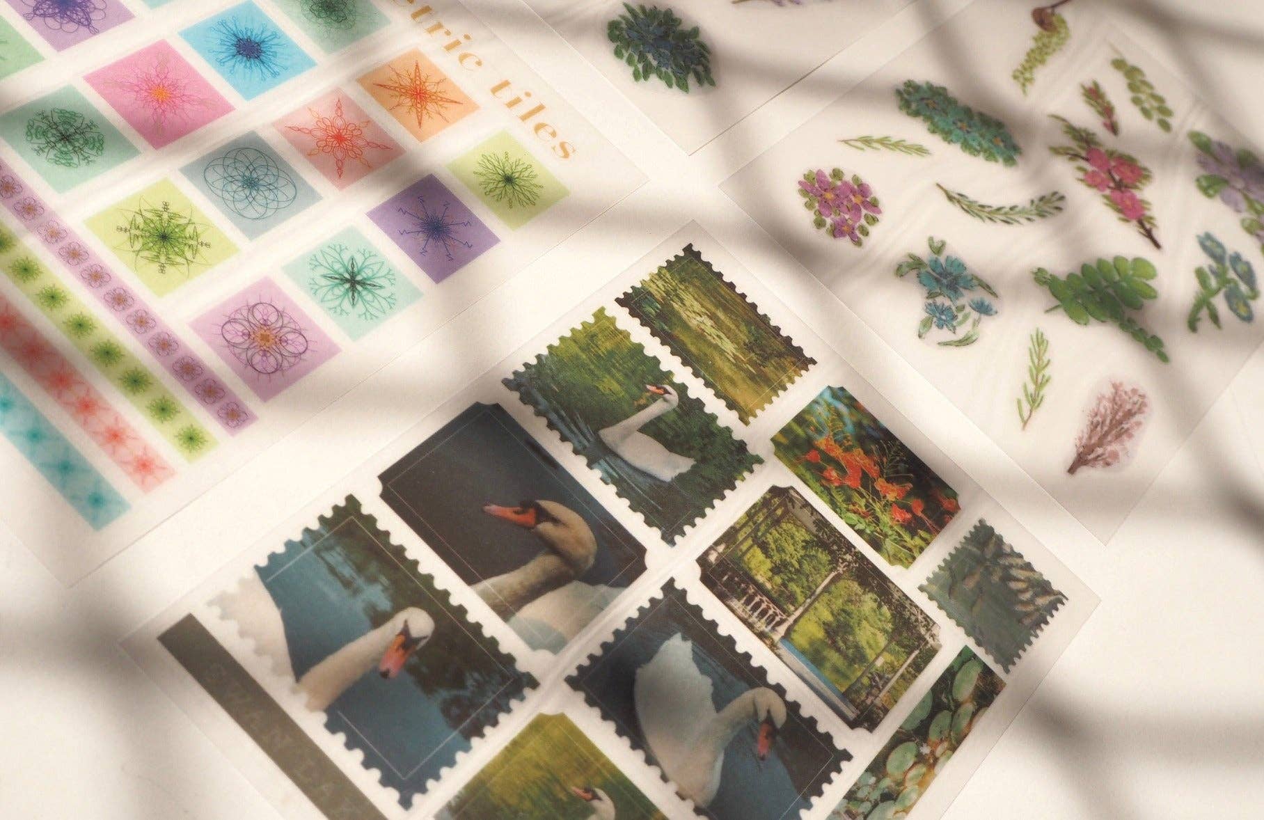 Little Forest Shop – wholesale Sticker – Swan Lake - Rub-on Stickers/ Transfer Stickers 002 (LFSO)2