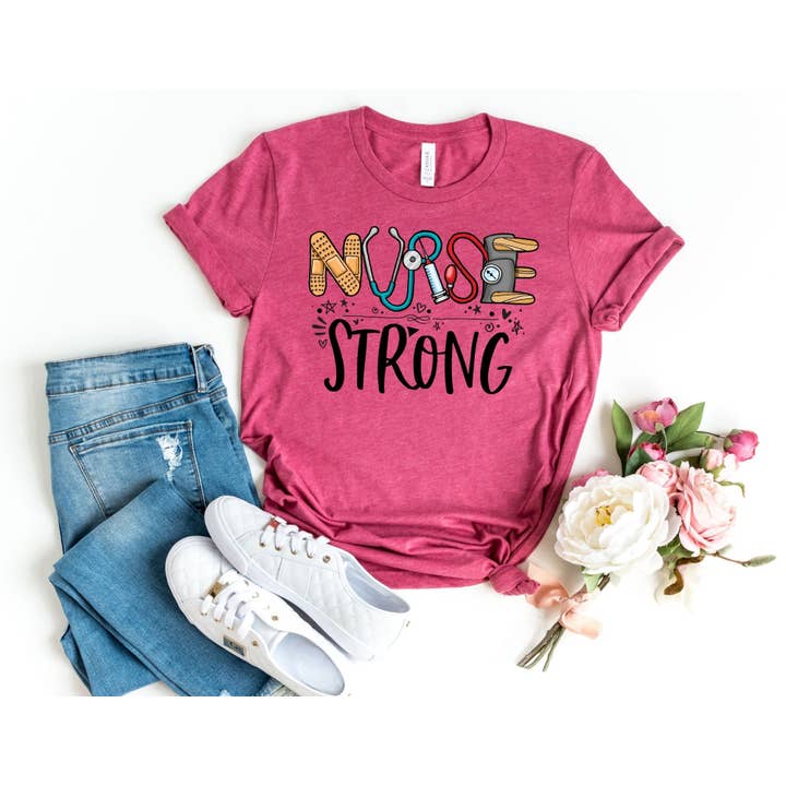 Nurse Strong Shirt - Nurse Shirt for wholesale by The Shirt Company
