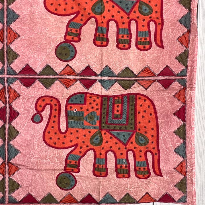 Lungta Imports - Wholesale Tapestry/Textile - Indian Elephants Tapestry Wall Decor Beach Throw1