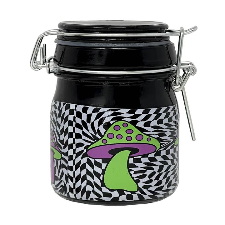 Bocal de rangement en verre hermétique moyen (Champignon) - 5 oz pour la vente par Ted Miller Innovation