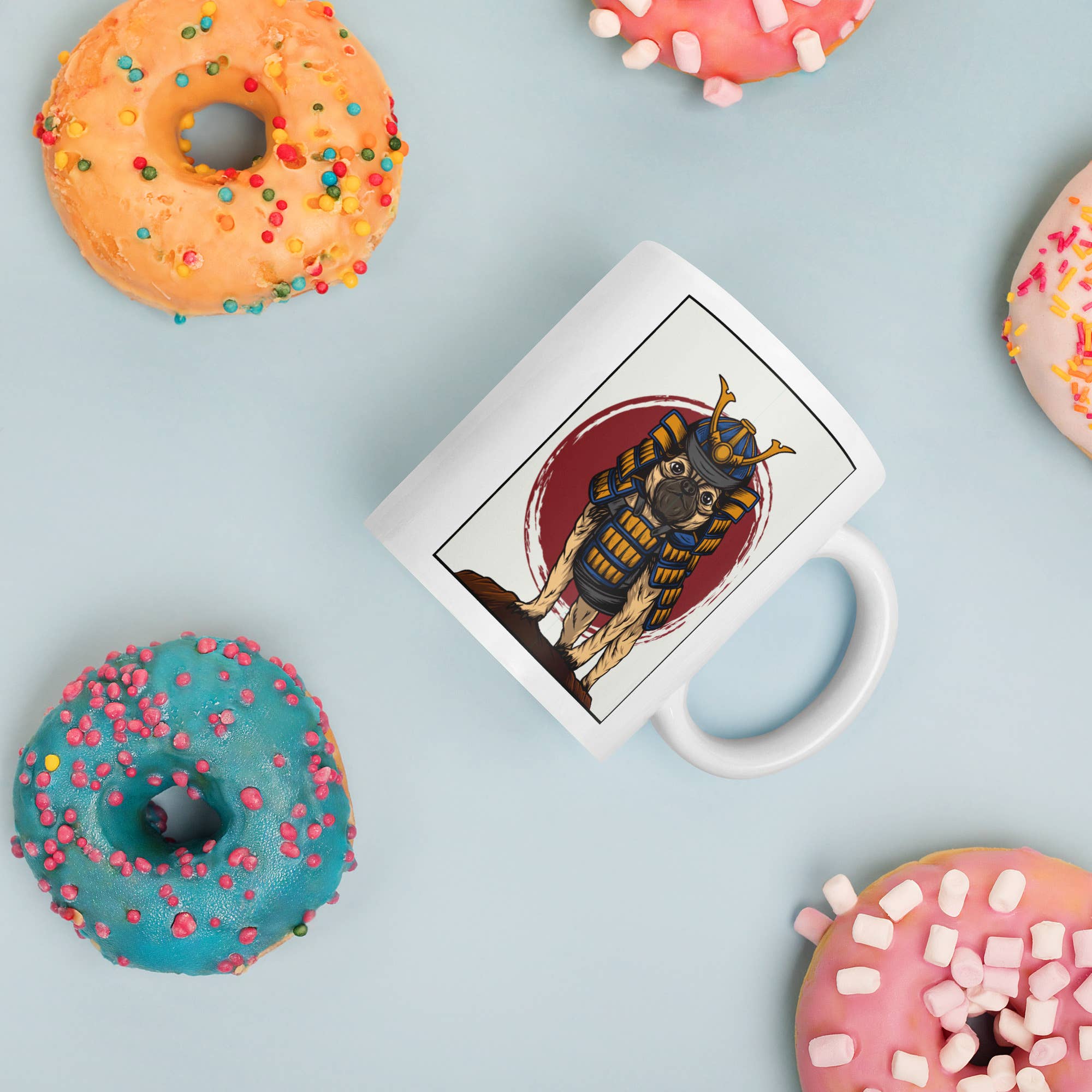 Club No-Kill 2027 Coffee Mugs - Wholesale Coffee Mug - Vinny the Pug Coffee Mugs                        2