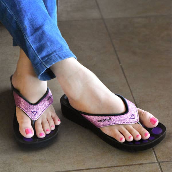 AEROSOFTFOOTWEAR - Wholesale Flip Flops - Women's - Aerosoft - Glitterati Thong Sandals for Women15