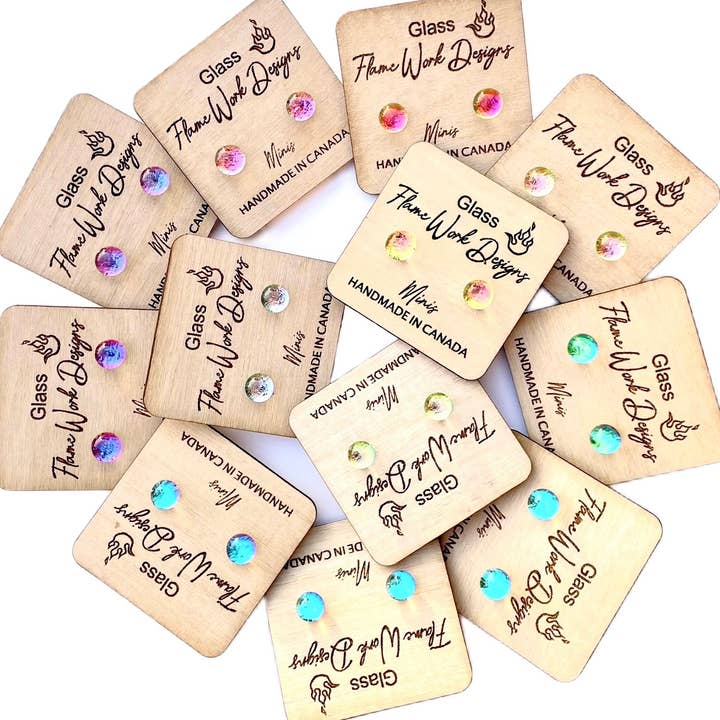 12 Assorted Mini's collection 10% OFF for wholesale by Flame Work Designs - Glass Jewelry