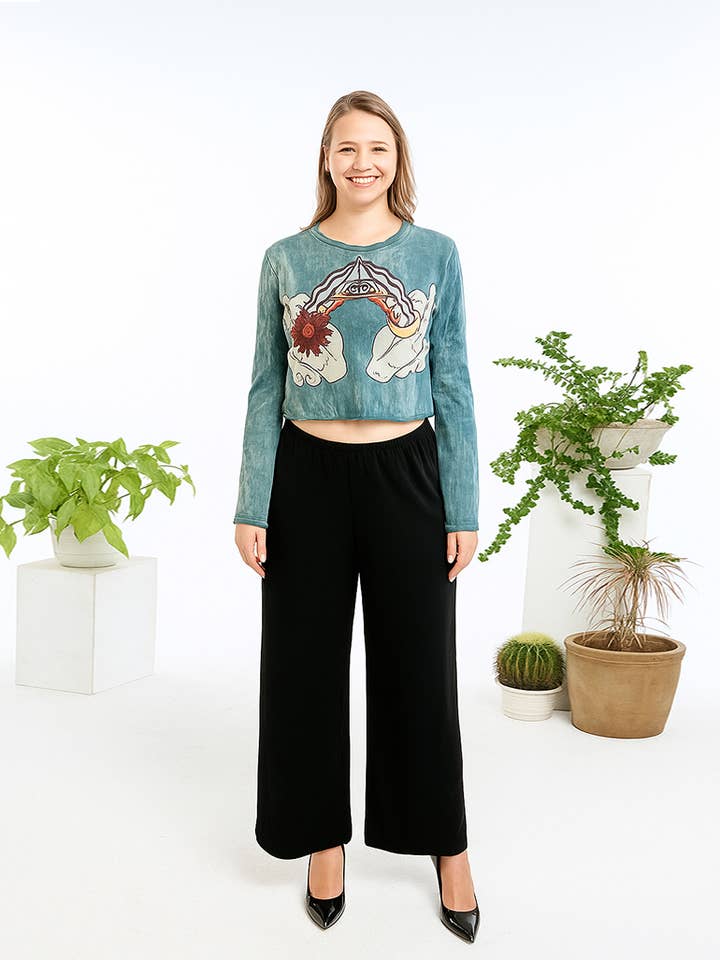 COTTON CROP TOP (TH-2028) for wholesale by Kathmandu Imports